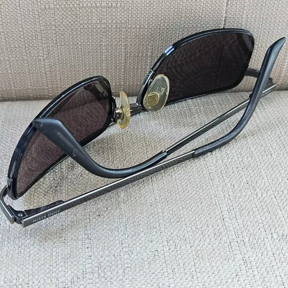 Anne Klein Women Sunglasses/Eyeglasses Frame Half Rim Glasses Made in Italy